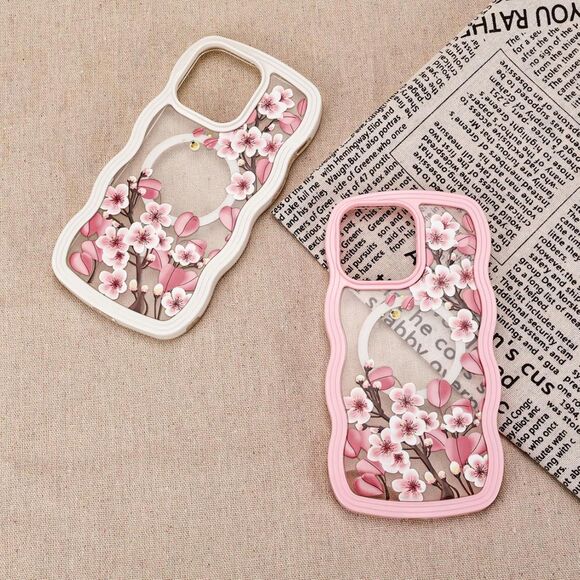 Compatible with iPhone 12 Pro Max  MagSafe Case‎ Cute Flower Pattern (4237) - Picture 7 of 7